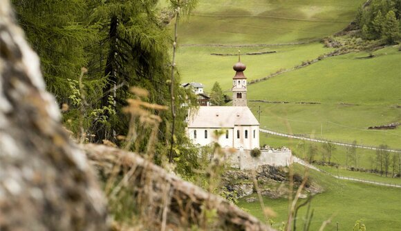 Hiking from church to monastery