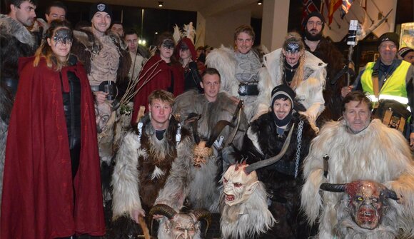 Krampus parade in Laives