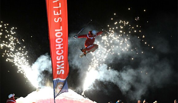 Skishow der Skischule Wolkenstein