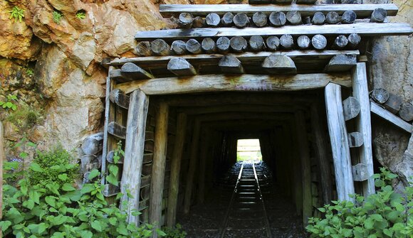 Fahrt zum Bergwerk Villanders