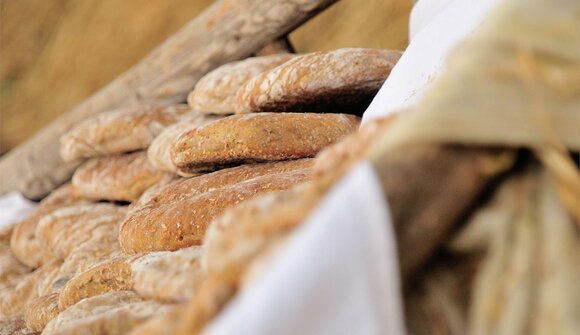 Baking bread at the farm