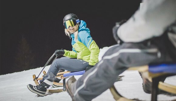 Night tobogganing at Rosskopf