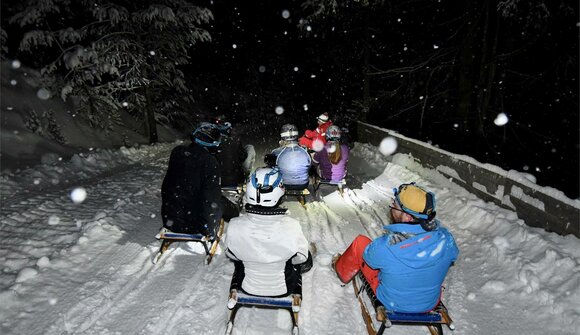 Night Sledding