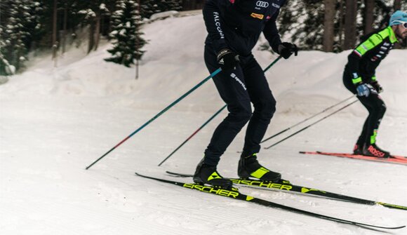 Nachtlanglaufen im Biathlonzentrum