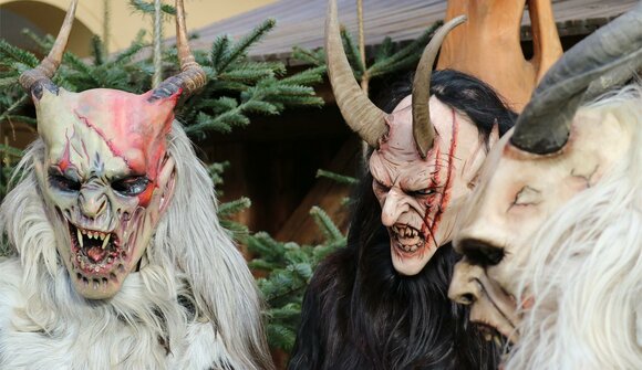 Devils at the Christmas Market