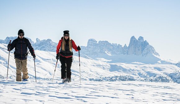 Schneeschuhwanderung in Prags