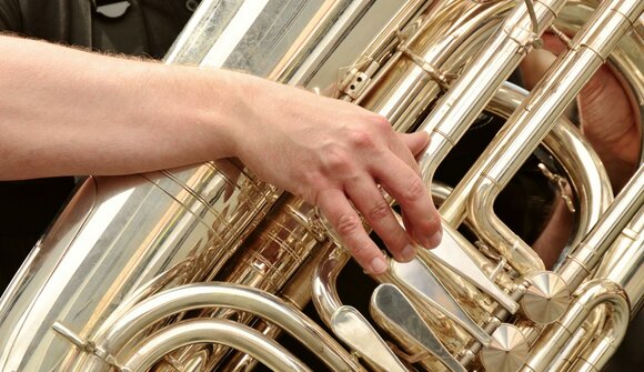 Easter concert by the local band