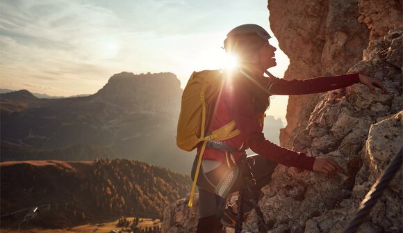 Klettersteig-Tour in den Dolomiten