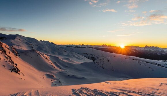 Sonnenaufgang auf dem Sattele