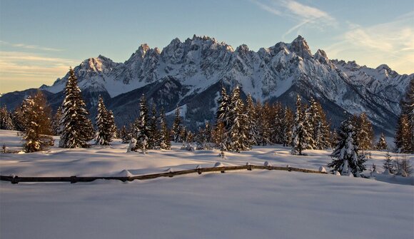 Snowshoe hike at the Monte Rota