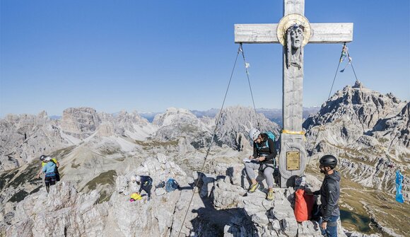 Via ferrata all'alba aul Monte Paterno