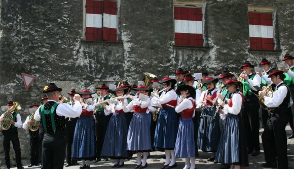 Concert by the Parcines town band