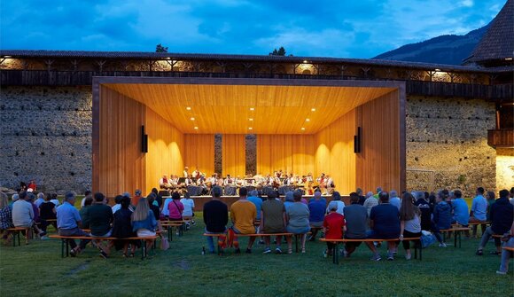 Summer concert of the Glurns town band