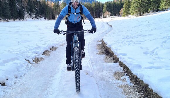 E-Bike Tour: das winterliche Grödnertal