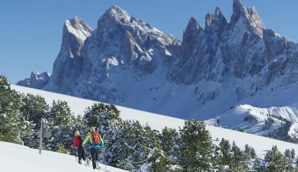 Snowshoe hike: Tour at Resciesa