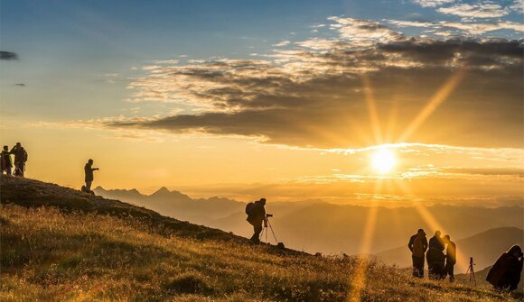 Sunrise at mount Gabler