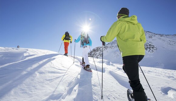 Glacier World on snow shoes