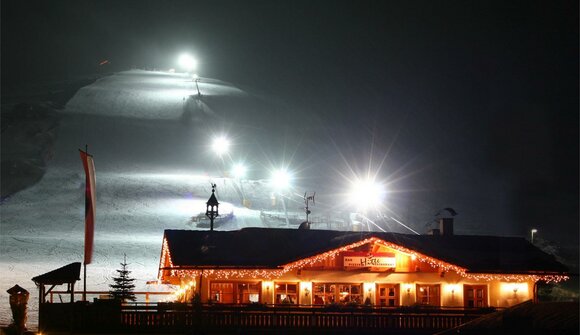 Night skiing in Tesido