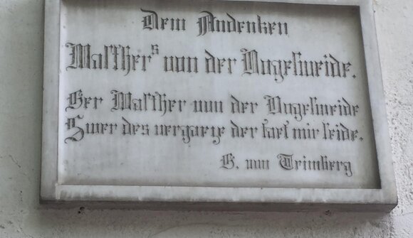 150 Jahre Gedenktafel am Vogelweiderhof