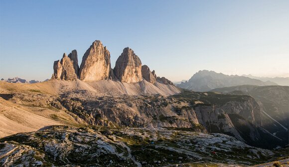 Sunrise at the Three Peaks