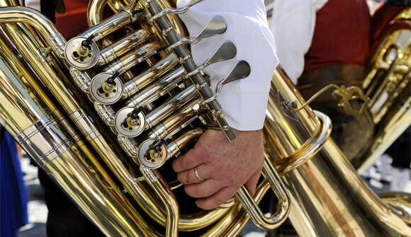 Concerto della banda locale di Tesero