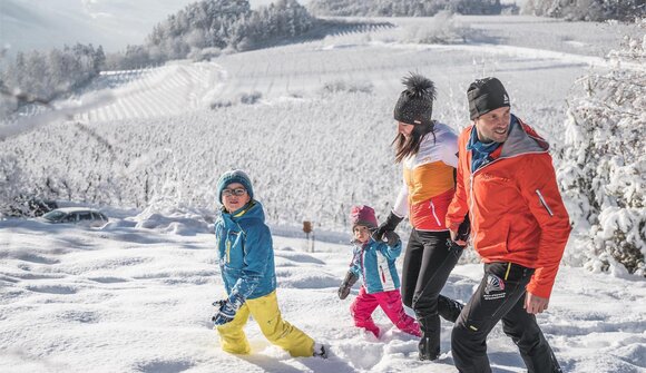 Guided winter alm hike