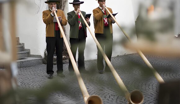 Drei Zinnen Weihnacht - Alphörner