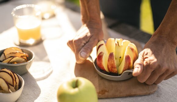 Guided tour through apple meadows