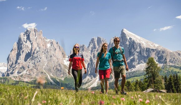 Wanderung auf der Seiser Alm