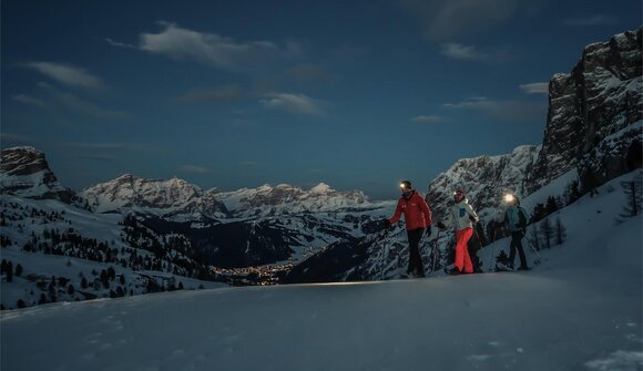 Full moon snowshoe excursion