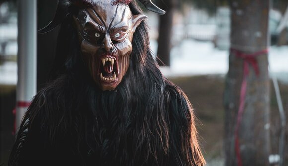 The Krampus at the Christmas market