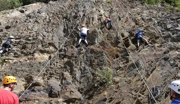 Rock climbing course