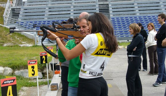 Biathlon: visita guidata allo stadio