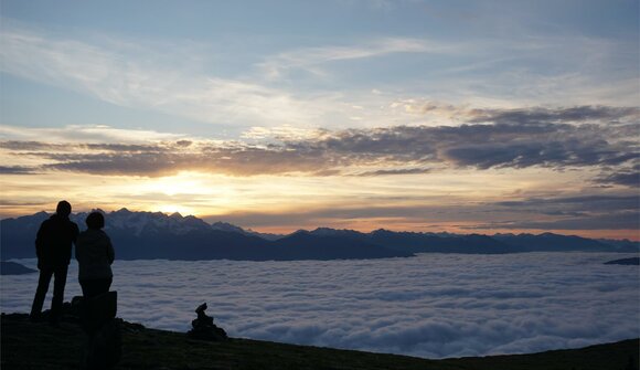 Sonnenaufgang am Strudelkopf