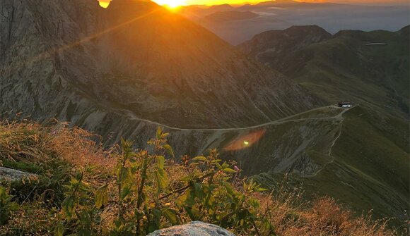 Sunrise hike on the Ifinger peak