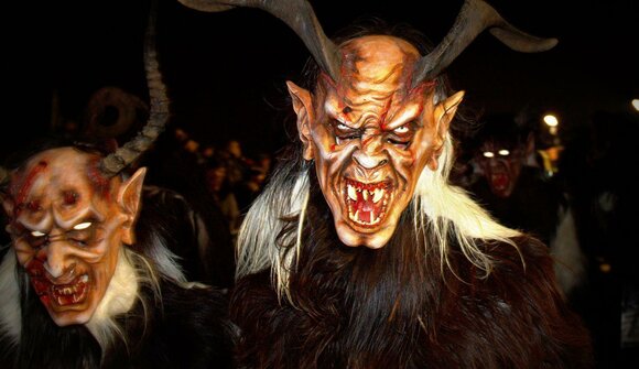 Sfilata dei Krampus a Terento