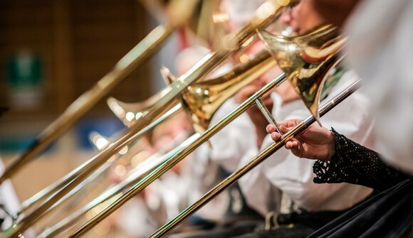 Concert of the music band of Chienes