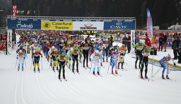 Marcialonga in Fiemme and Fassa Valleys