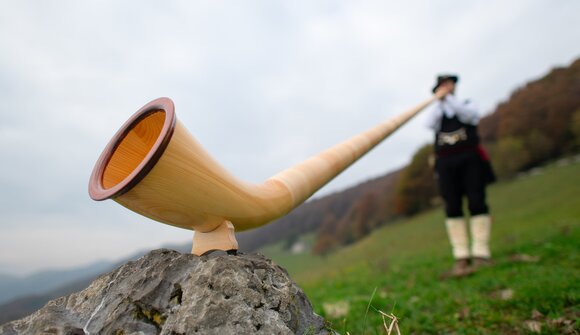 Alpenhorn and traditional music