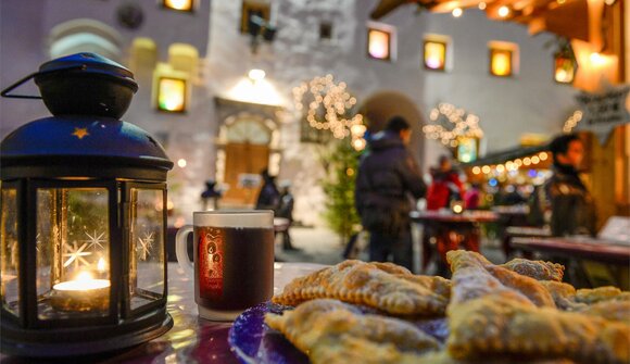 Christmas market in the mountain