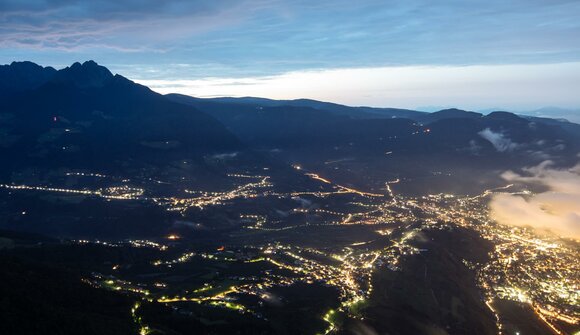 Abenddämmerung auf der Hochmuth